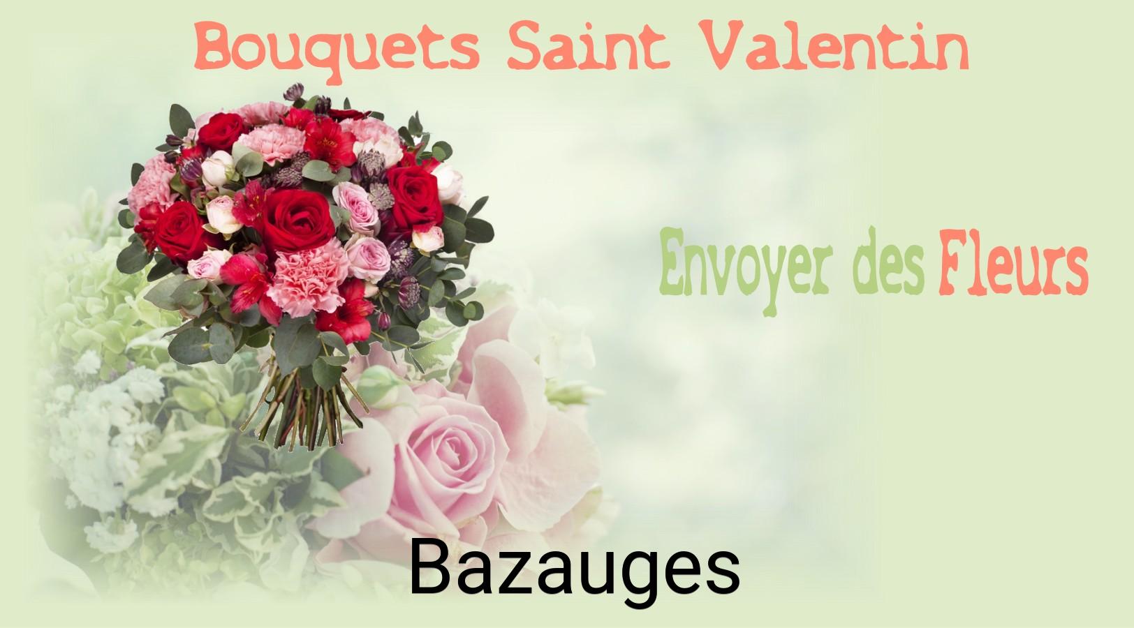Roses de Saint-Valentin livrées à Bazauges
